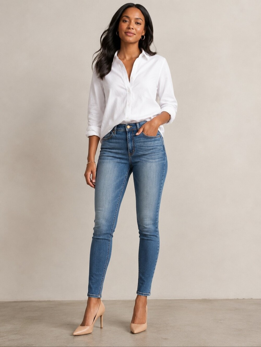 ❤ LEVEL 99 ANTHROPOLOGIE HIGH RISE SKINNY JEANS, 10 (30)